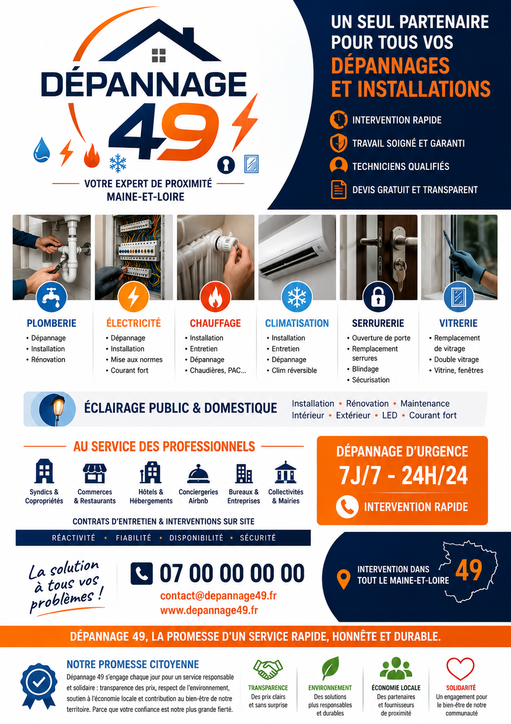 Pourquoi choisir Dépannage 49